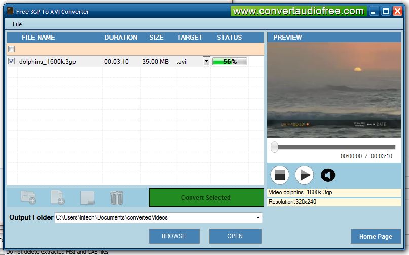 Free 3GP to AVI Converter
